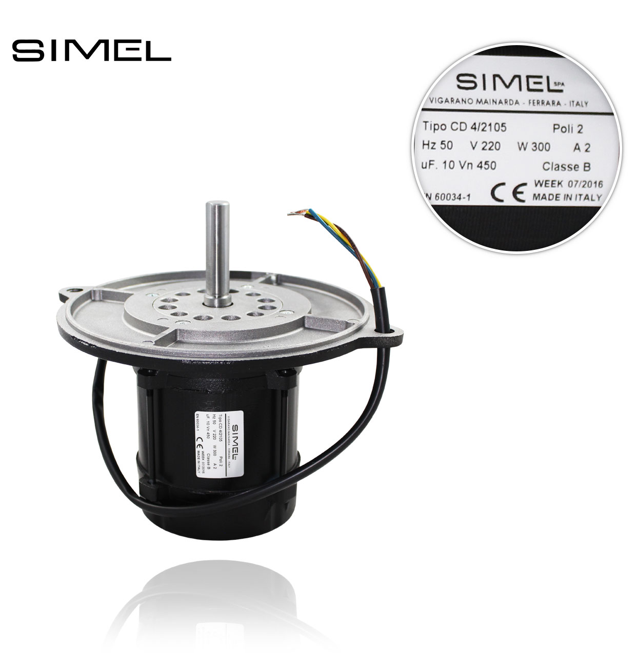 MOT-2105 CD/4-2105    220V 300W  SIMEL