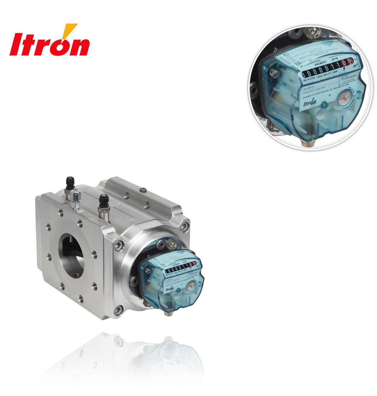 DELTA G65 DN50 maximum qty:100 DYNAMIC:200 LENGTH:171mm ITRON EXTENDED DYNAMIC ROTARY PISTON METER
