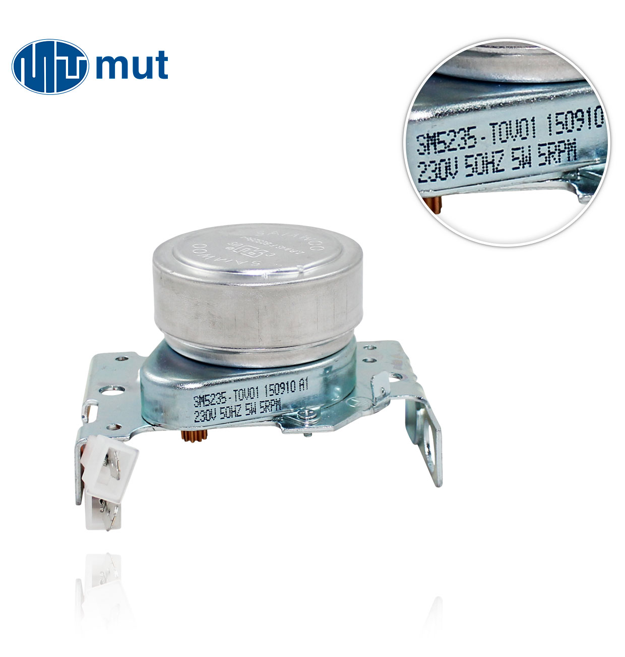 230V MUT 2-way MOTOR WITH PLATE