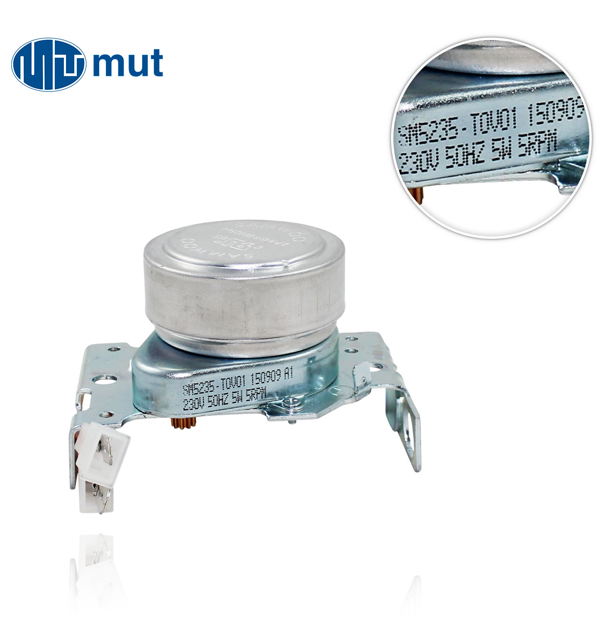 230V MUT 3-way MOTOR WITH PLATE
