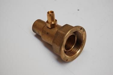 7/8"x15 BRASS FITTING WITH threaded NG PURGER