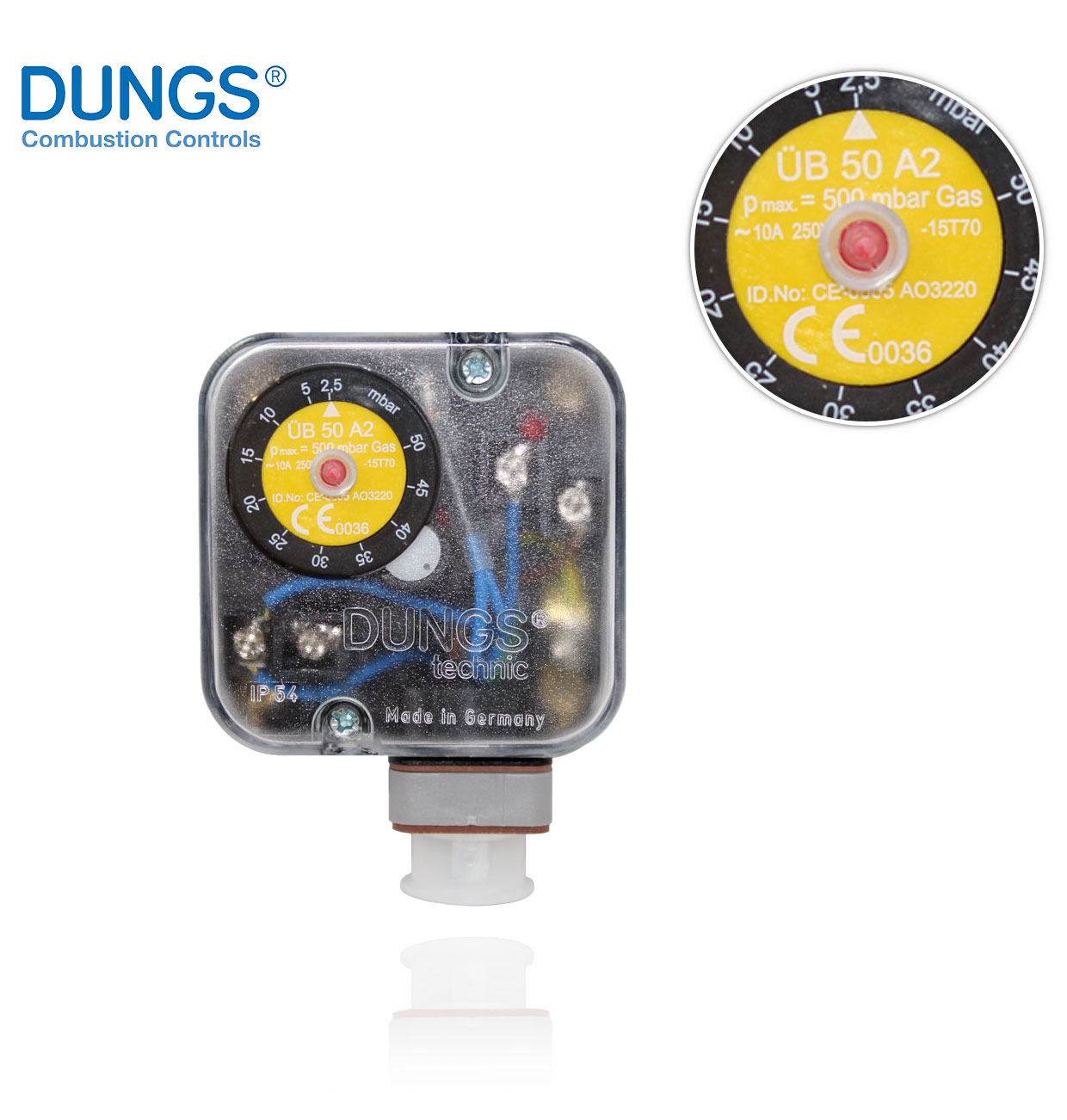 UB 50 A2 DUNGS GAS PRESSURE SWITCH